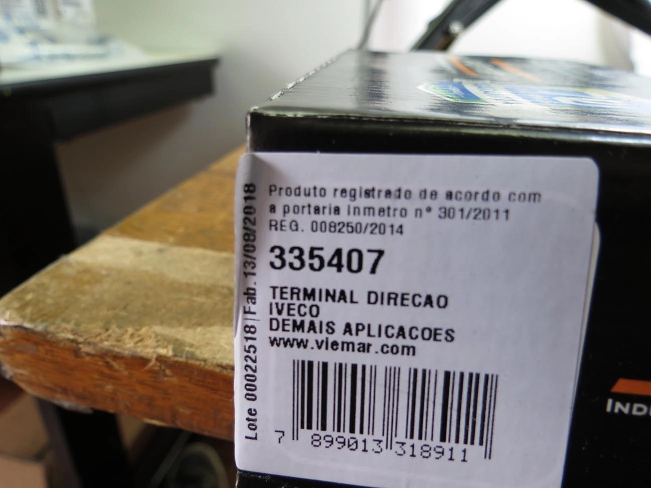 TERMINAL DIREÇÃO DIREITO/ESQUERDO IVECO DAILY 70C16 2008/2012  - M18X1,5