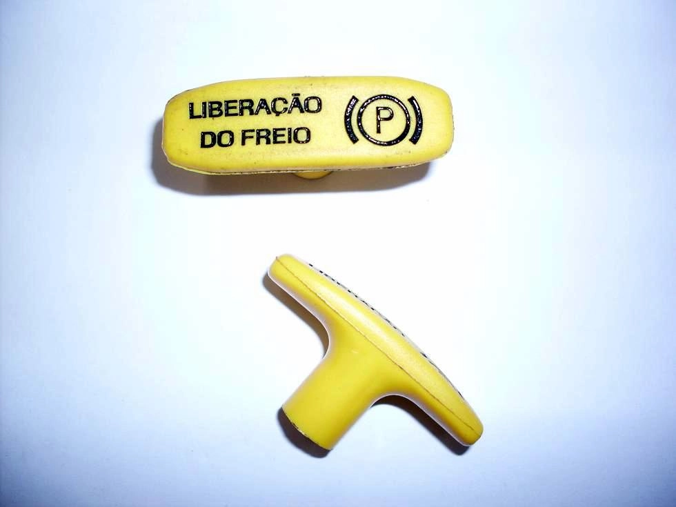 BOTAO AMARELO CABO LIBERACAO DE FREIO FORD F-1000/F-4000 1992/1996