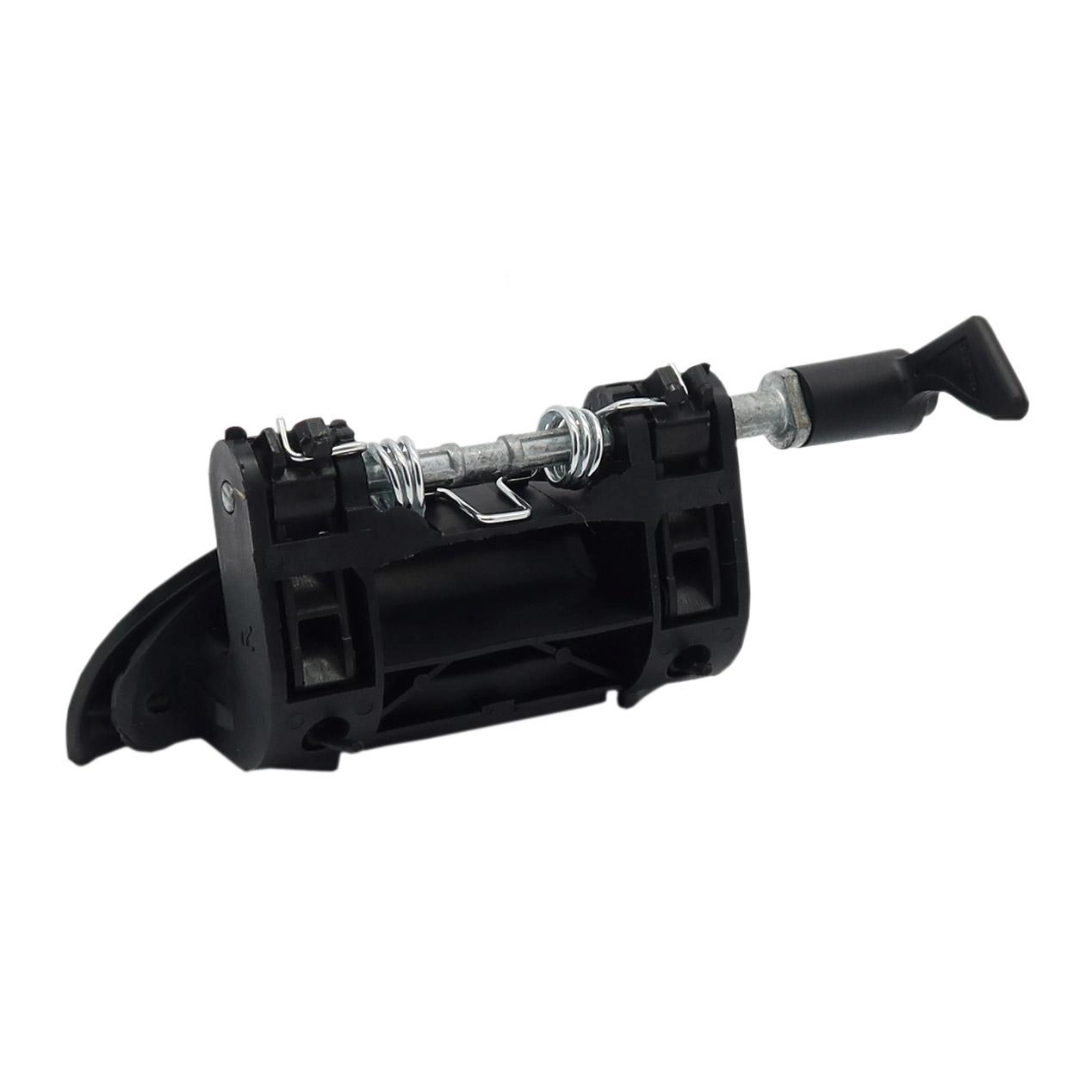 MACANETA EXTERNA PORTA TRASEIRA DIREITA PEUGEOT 206 99/10 - 207/PASSION 09/15 - COR PRETA