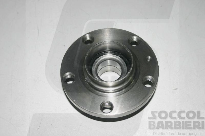 CUBO TRASEIRO COM ROLAMENTO SEM ABS VW GOLF 99/ - BORA/NEW BEETLE 98/ - NOVO POLO 02/ - 5 FUROS