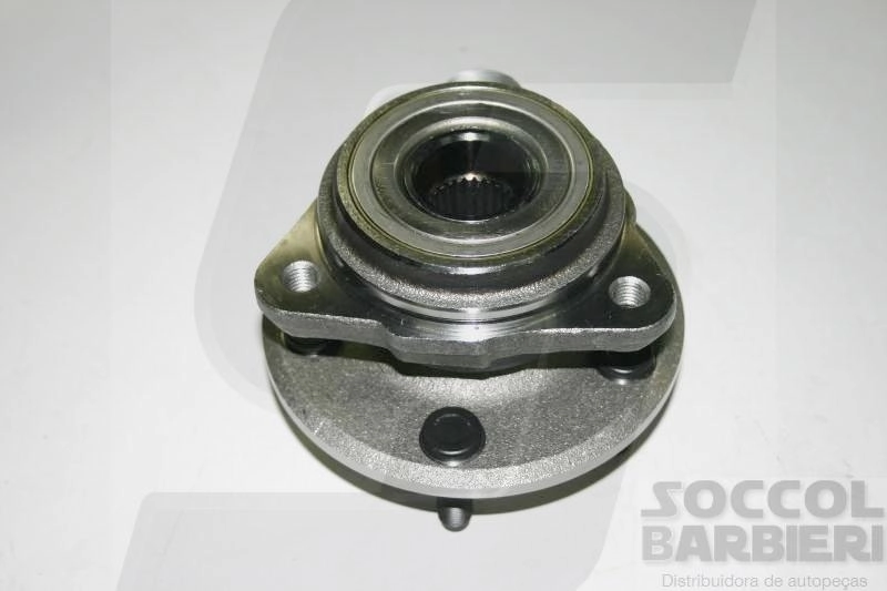 CUBO RODA DIANTEIRO COM ROLAMENTO SEM ABS LIVRE 5 FUROS 27 ESTRIAS FORD RANGER 4X4 00/11