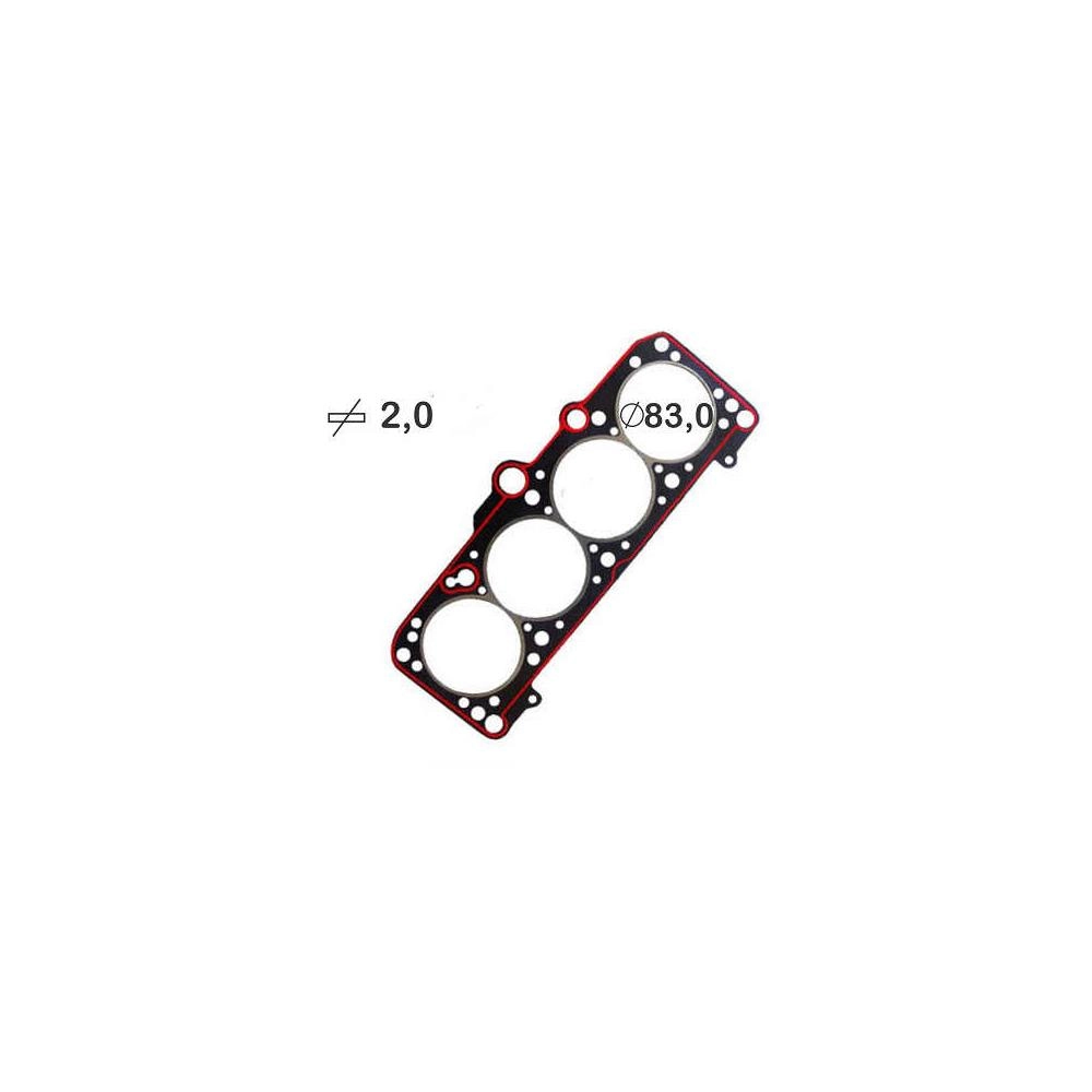 JUNTA CABEÇOTE DE FIBRA 2MM VW GOL/PARATI/SAVEIRO/SANTANA 85/94 - MOTOR AP 1.6/1.8