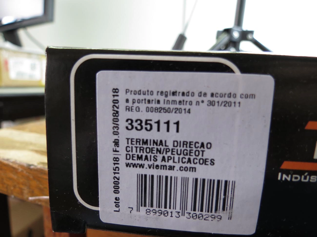 TERMINAL DIREÇÃO DIREITO OU ESQUERDO PEUGEOT 106 91/ 305 82/90 605 87/94 206 98/ 307 01/ C4 04/ ESQ.