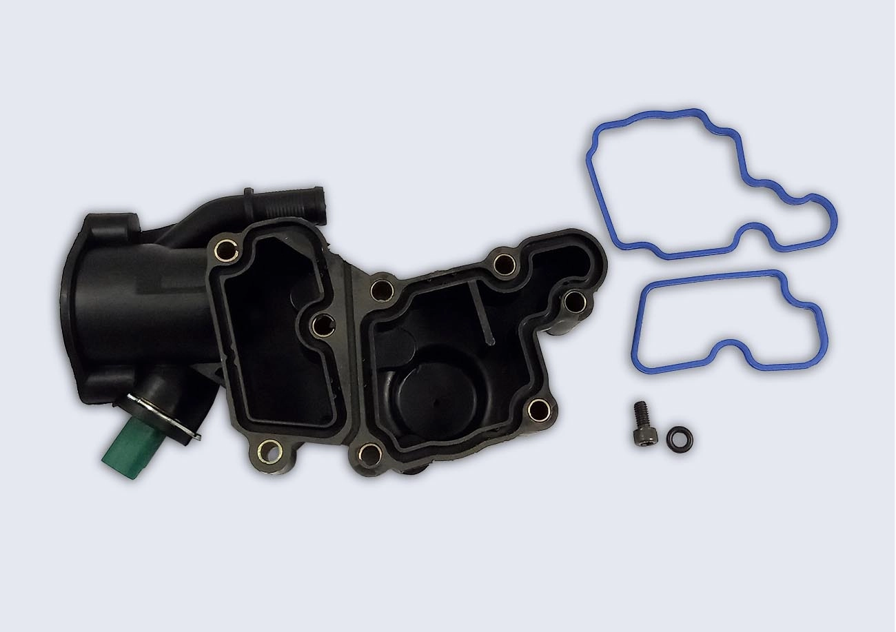 CARCAÇA PLÁSTICA VÁLVULA TERMOSTÁTICA CITROEN C3 1.4 - PEUGEOT 206/207 1.4 05/ - MOTOR TU3JP