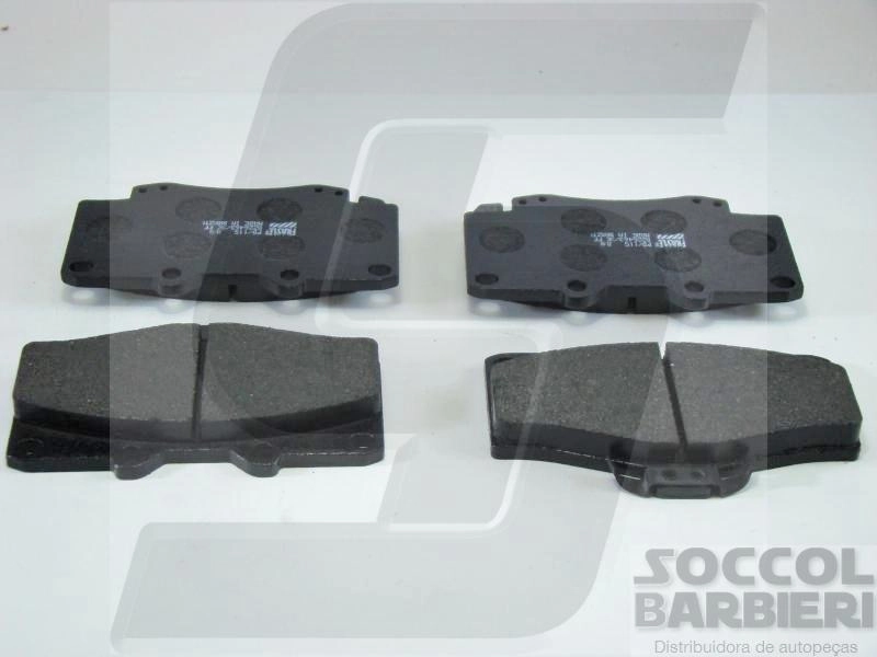 PASTILHA FREIO RODA DIANTEIRA TOYOTA HILUX 4X4 1994/2013