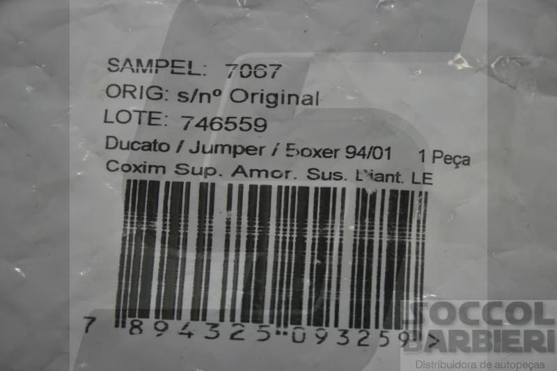 COXIM AMORTECEDOR DIANTEIRO ESQUERDO SEM ROLAMENTO FIAT DUCATO 02/17 - BOXER 02/ - JUMPER 02/ -