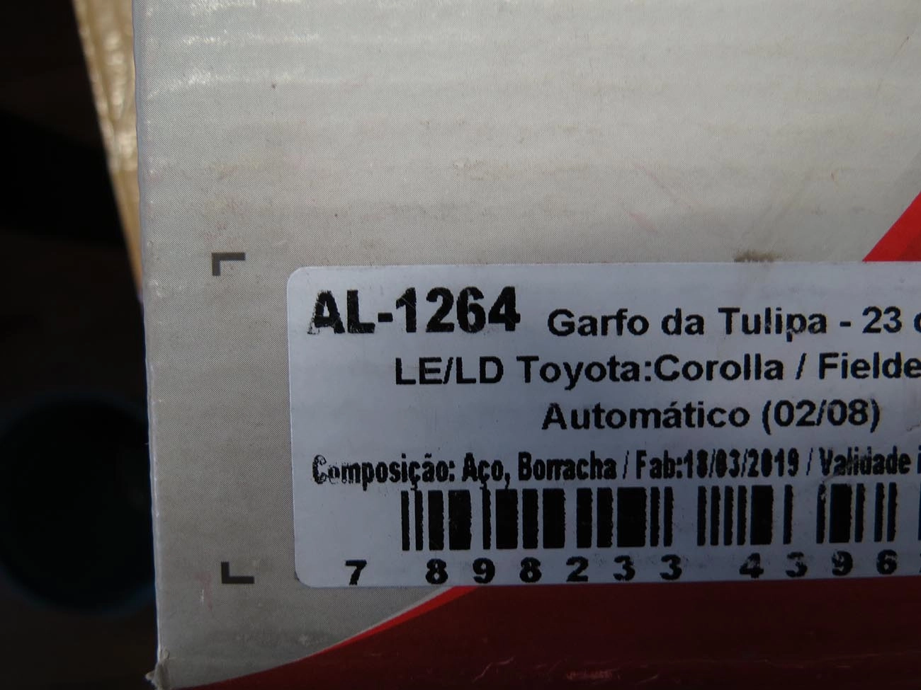 GARFO DA TULIPA SEM TRIZETA TOYOTA COROLLA/FIELDER 2002/2008 - CAMBIO AUTOMATICO - 23 DENTES