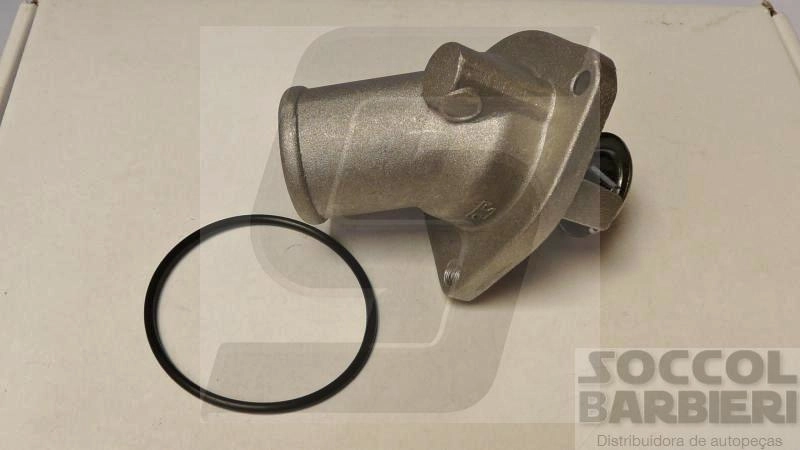 VÁLVULA TERMOSTÁTICA COM FLANGE GM MONZA/KADETT/IPANEMA 07.86/91 - ALCOOL/GASOLINA