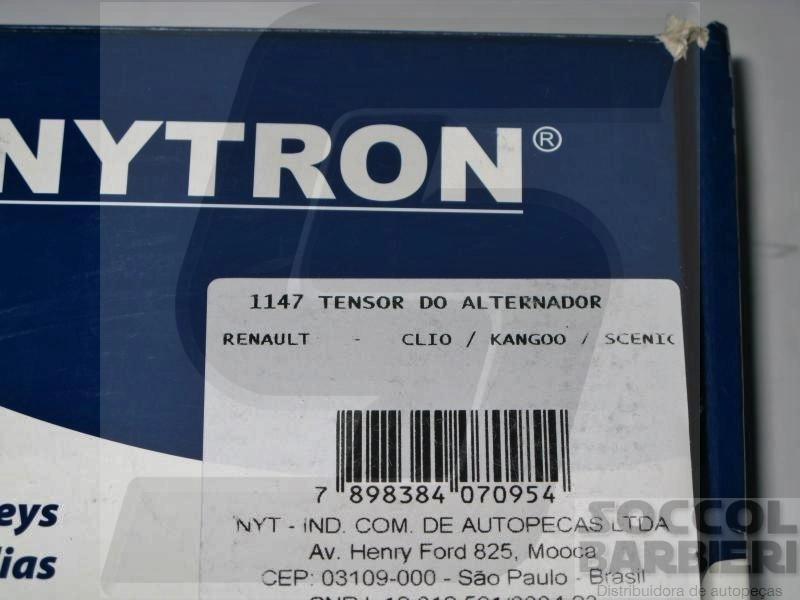 POLIA ALTERNADOR RENAULT CLIO/LOGAN/KANGOO/SANDERO/SCÉNIC/SYMBOL 1.6 8V/16V - 8,30X70X25,50MM