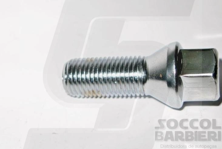 PARAFUSO RODA ESPORTIVA CROMADO DIANTEIRA/TRASEIRA 14X15X32 VW GOLF/AUDI 99/ CHAVE 17