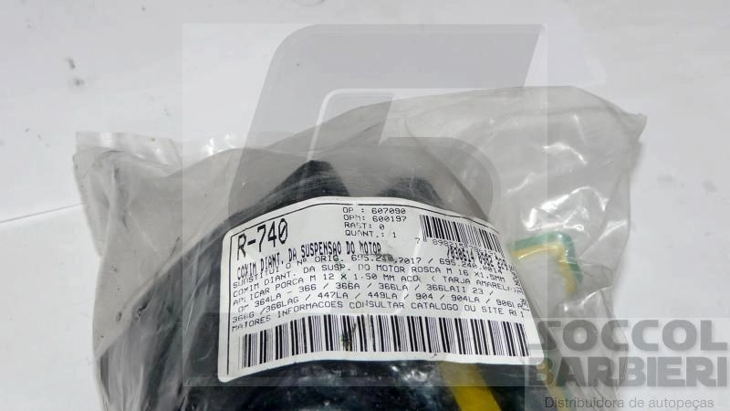 COXIM DO MOTOR MB 1214/1218/1418/1720/2418 - DIANTEIRO