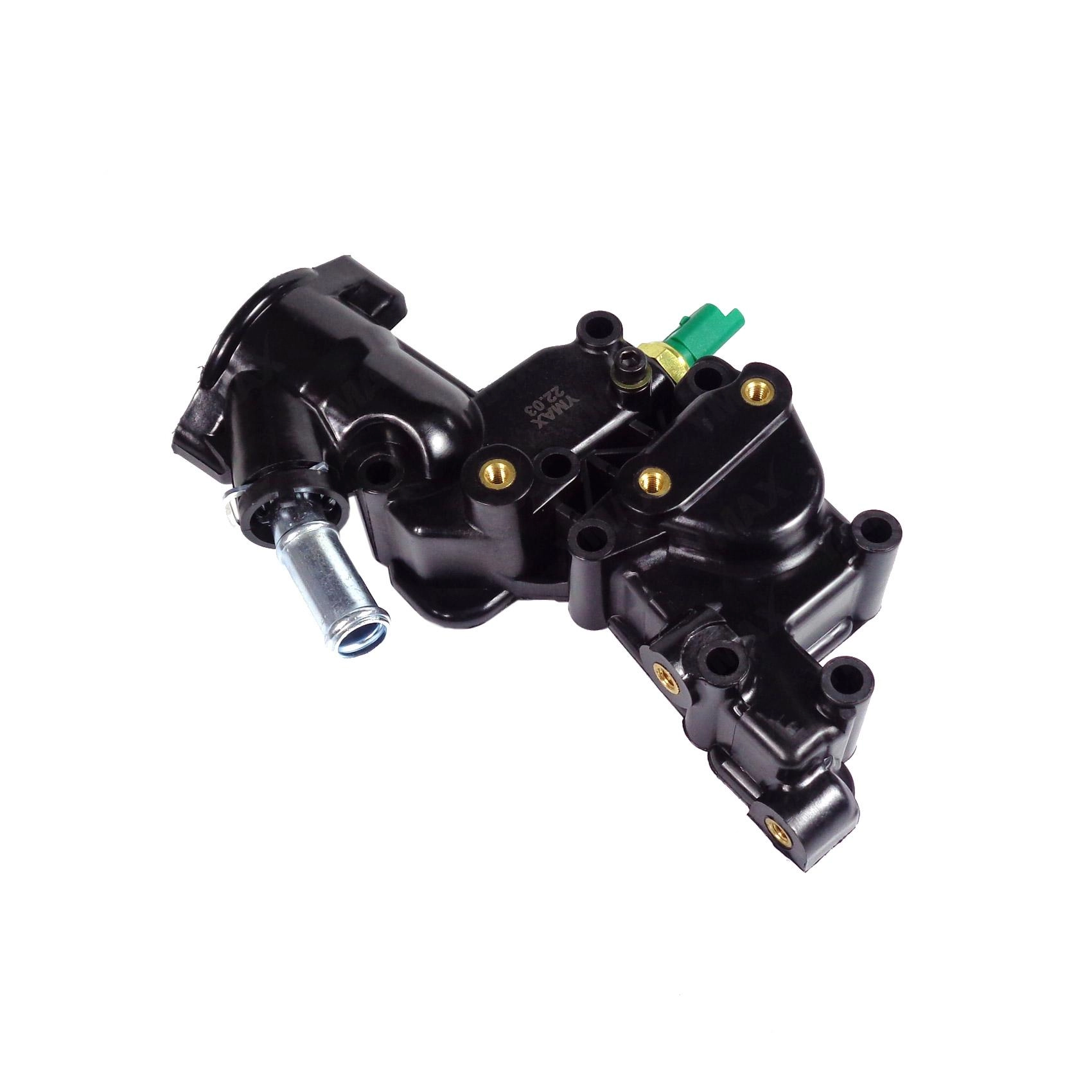CARCAÇA PLÁSTICA COM VÁLVULA TERMOSTÁTICA PEUGEOT 206/207/HOGGAR 1.4 05/13 8V - MOTOR TU3JP