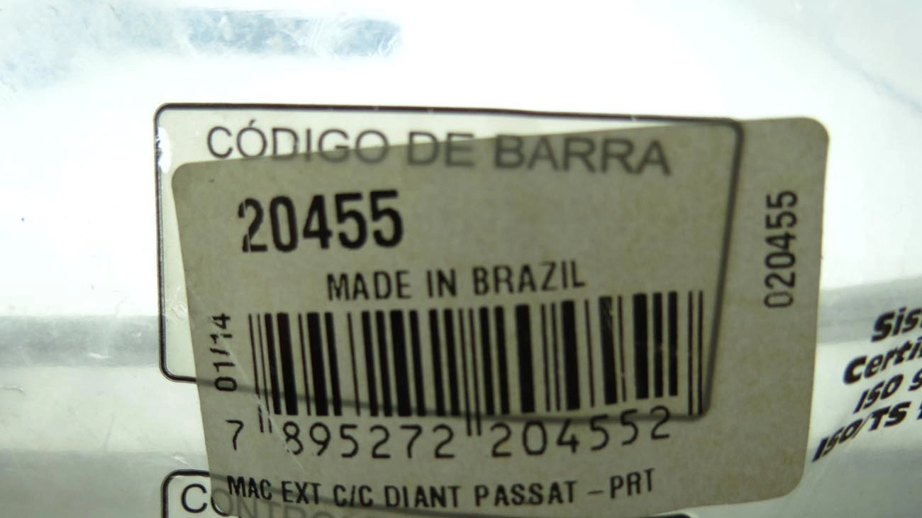 MACANETA EXTERNA VW PASSAT 1977/1988 - PRETO FOSCA C/CHAVE