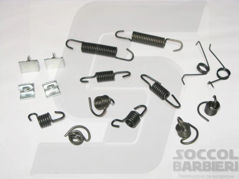 REPARO COMPLETO PATIM/MOLAS SAPATA FREIO TRASEIRA PARA DOIS LADOS GM CHEVETTE/CHEVY 73/86 BENDIX
