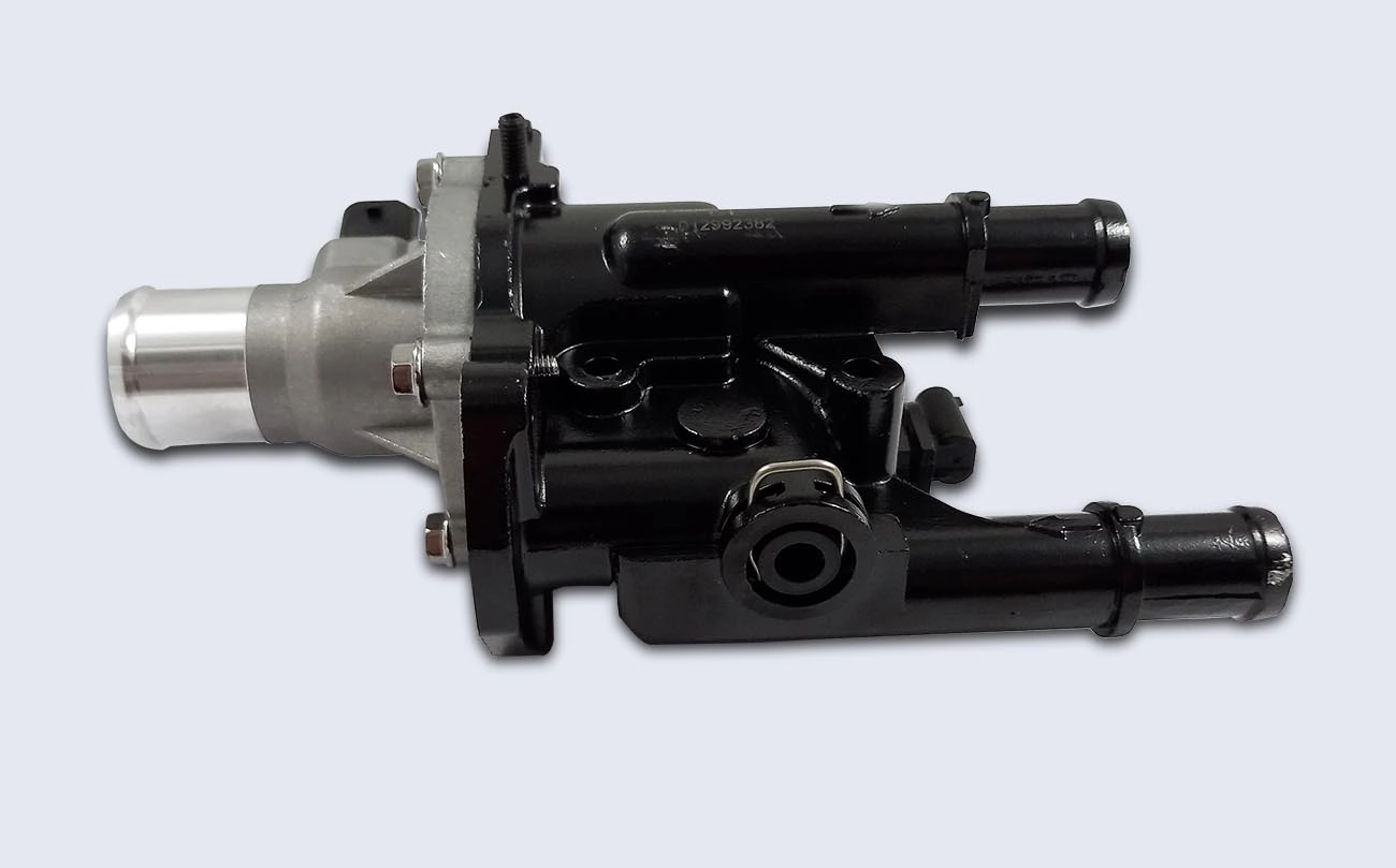 VÁLVULA TERMOSTATICA COM CARCACA ALUMNIO GM CRUZE 1.8 12/16 SONIC 1.6 12/14 TRACKER 1.8 116V