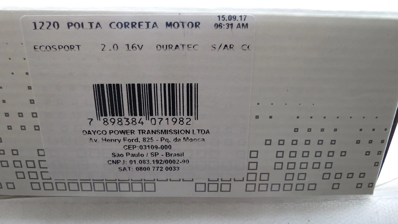 POLIA CORREIA ALTERNADOR FORD ECOSPORT 2.0 16V DURATEC - M10 75X26,50MM - 6 CANALETAS