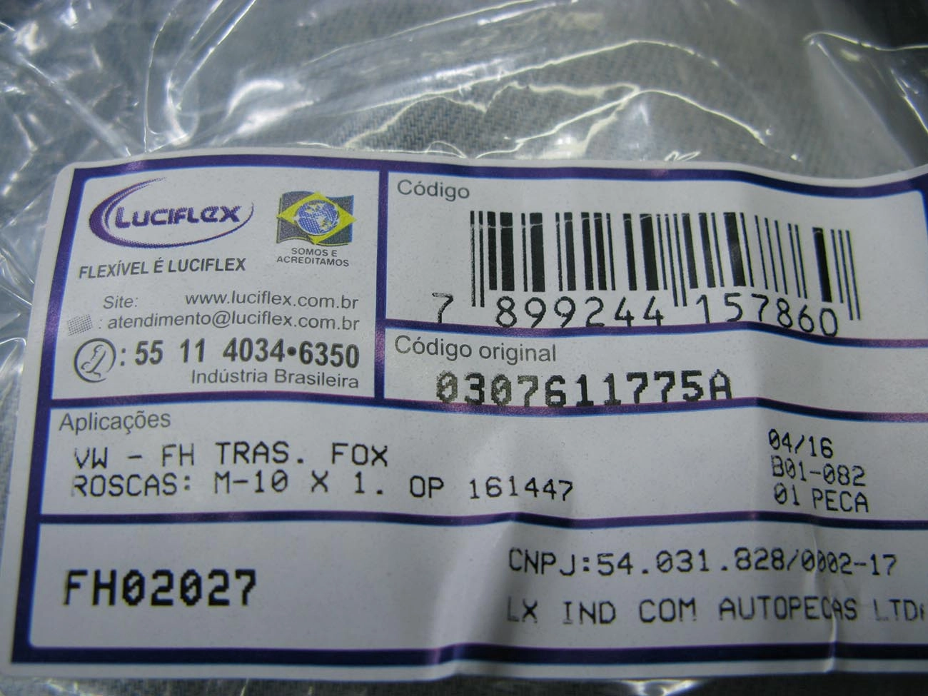 FLEXIVEL FREIO TRASEIRO VW FOX