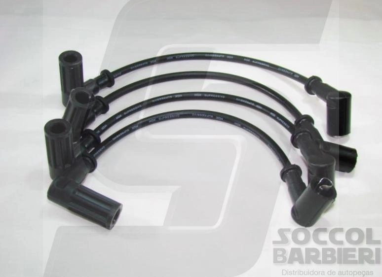 CABOS VELA ORIGINAL CABO VELAS FIAT UNO/PREMIO/ELBA/FIORINO 1.5/1.6 IE 92/ INJECAO
