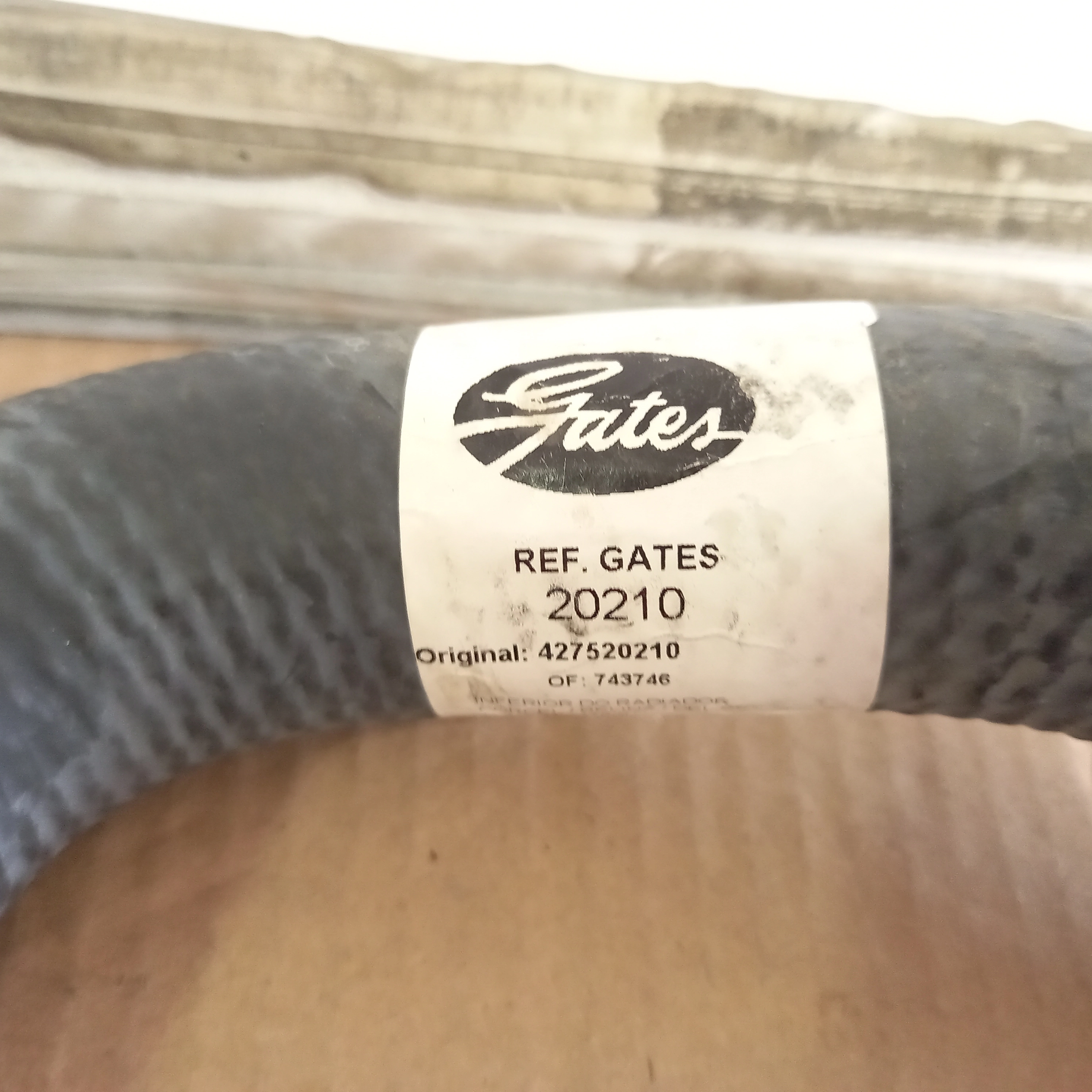 MANGUEIRA RADIADOR INFERIOR FORD CORCEL/BELINA/DEL REY/PAMPA 69/89