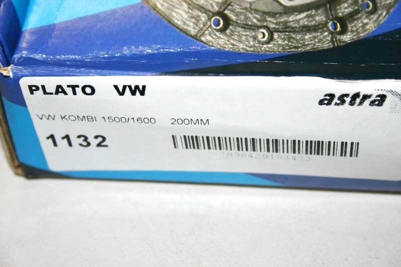 PLATO EMBREAGEM VW FUSCA 1500/1600 BRASILIA/VARIANT/KOMBI 04.73/ - GOL 1600 A AR - 200MM