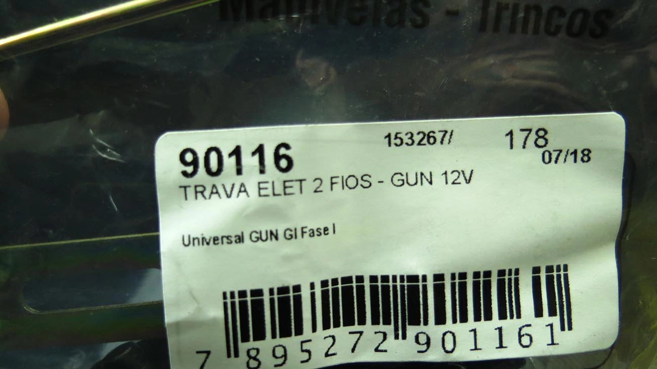 TRAVA ELETRICA UNIVERSAL 2 FIOS
