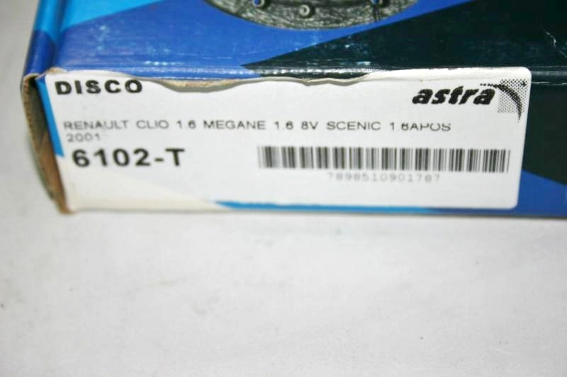 DISCO EMBREAGEM 200MM 26 ESTRIAS RENAULT CLIO/MEGANE/SCENIC 1.6 8V 2001/