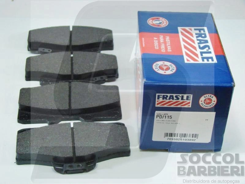 PASTILHA FREIO RODA DIANTEIRA TOYOTA HILUX 4X4 1994/2013