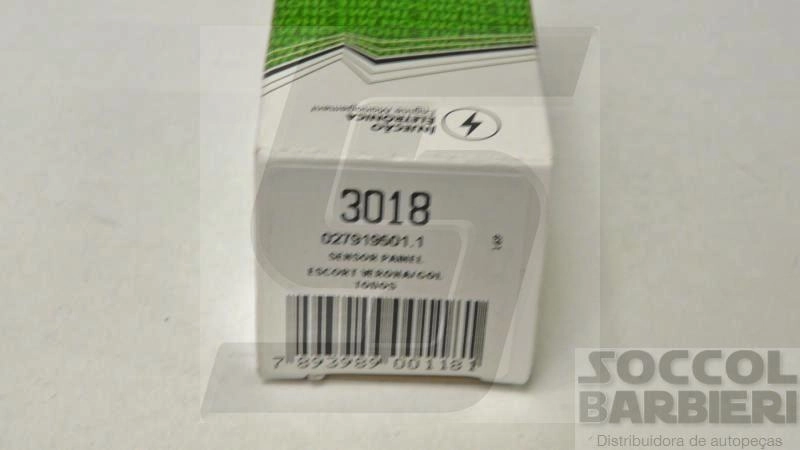 SENSOR TEMPERATURA ÁGUA PARA INDICADOR PAINEL VW GOL/PARATI/SAVEIRO/SANTANA/POLOCLASSIC/LOGUS 95/ TROLLER 3.0 DIESEL
