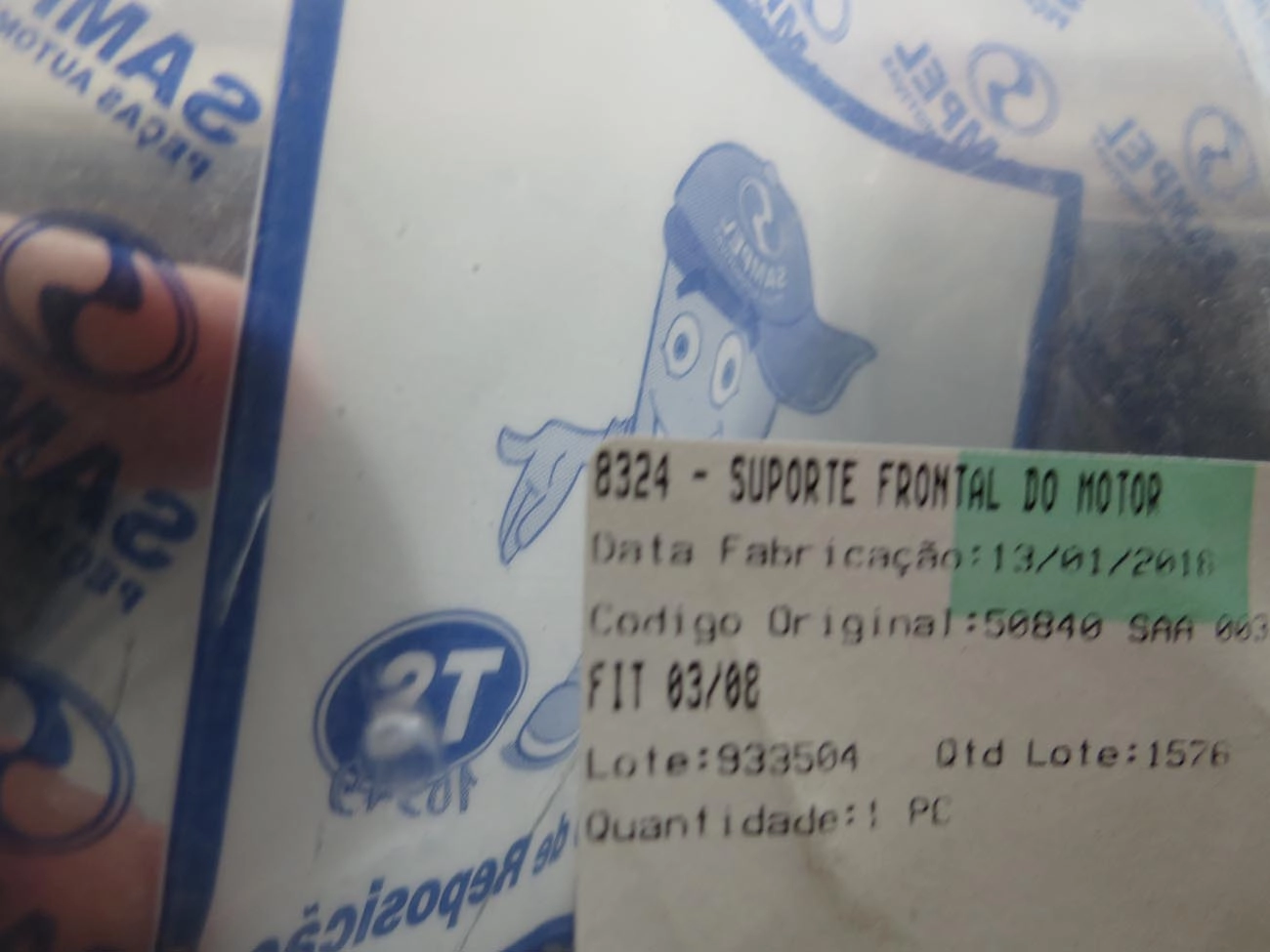 COXIM DIANTEIRO MOTOR ESQUERDO HONDA FIT 2003/2008 - CAMBIO MANUAL