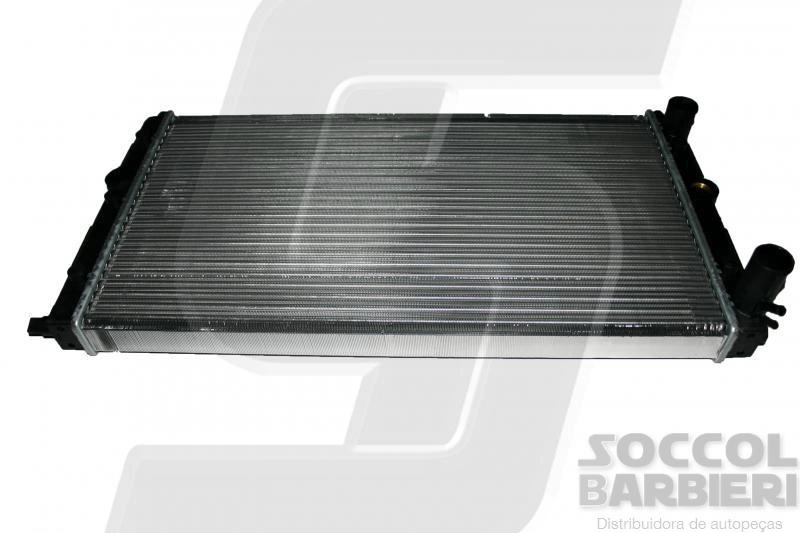 RADIADOR ÁGUA MOTOR EXPANDIDO SEM AR CONDICIONADO TRANSMISSÃO MANUAL 560X322X23MM VASO FIAT FIORINO/UNO 1.0/1.5 96/01 PREMIO 560X322X34MM