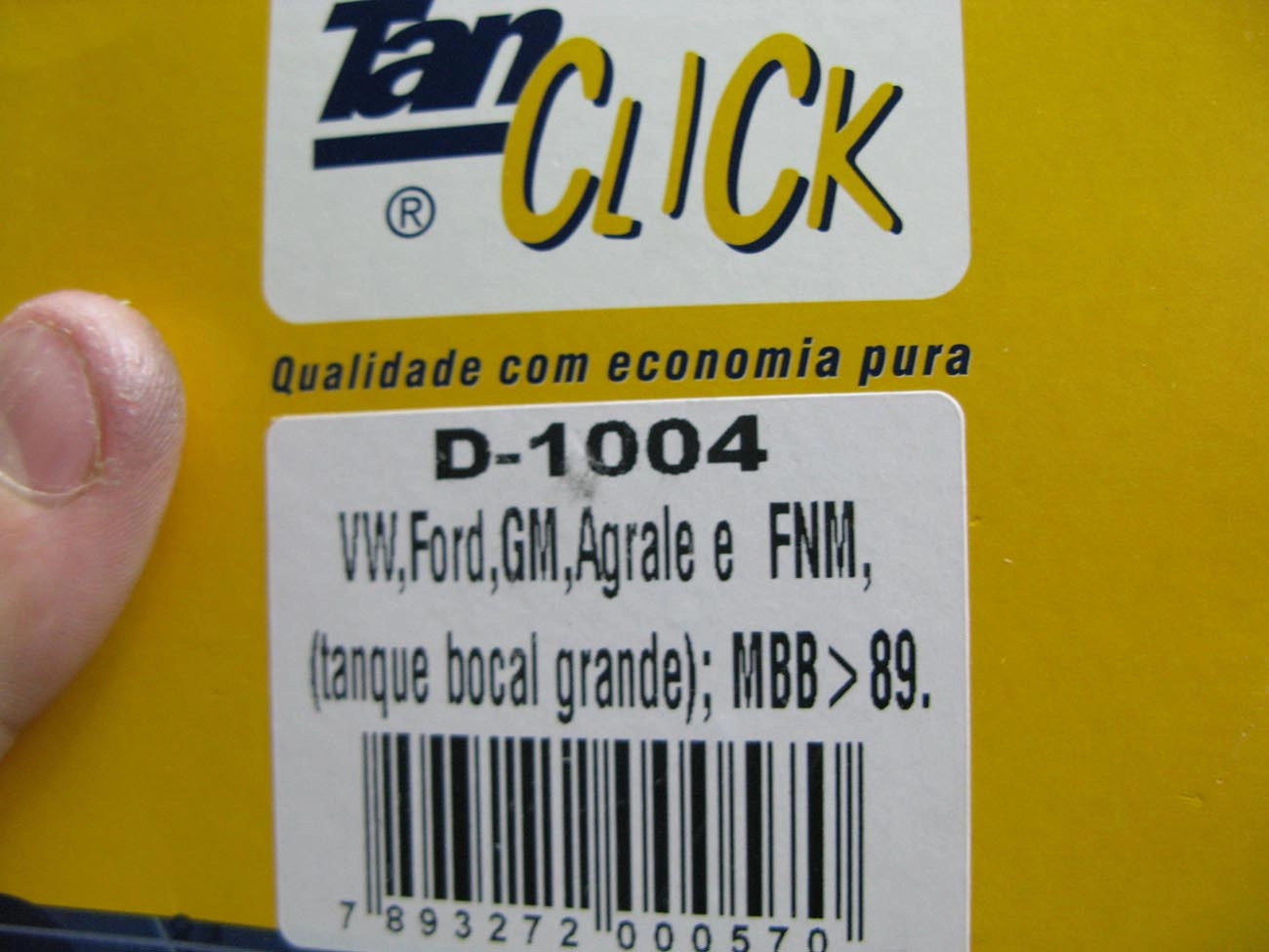 TAMPA TANQUE VW/MB CAMINHOES /89 - FORD CARGO - FNM - AGRALE