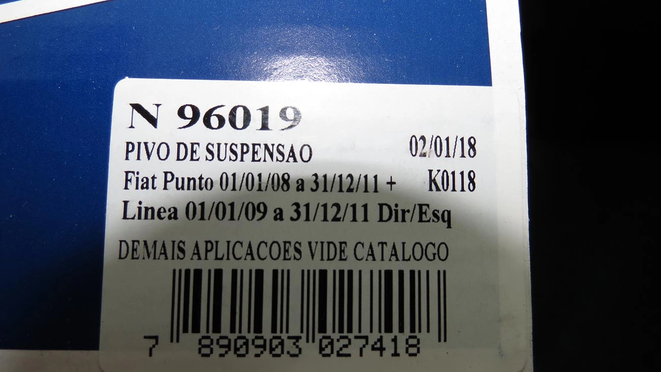 PIVÔ SUSPENSÃO FIAT PUNTO 2008/ - LINEA 2009/ - DIREITO/ESQUERDO