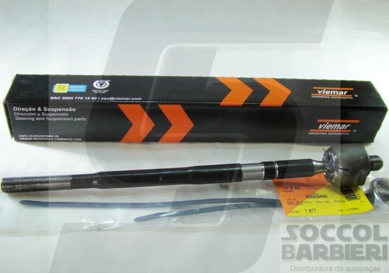 ARTICULAÇÃO/BARRA AXIAL DIREÇÃO MECÂNICA FORD KA 97/07