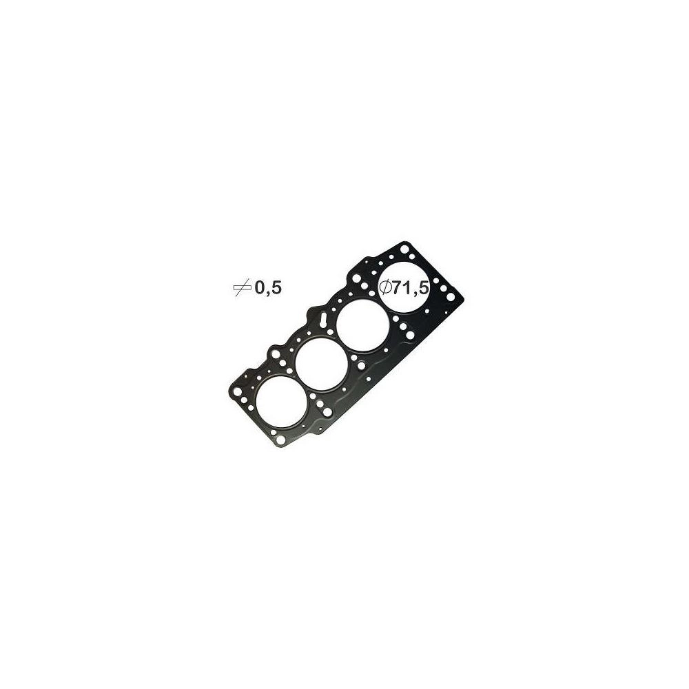 JUNTA CABEÇOTE METÁLICA 0,50MM FIAT PALIO/SIENA/STRADA/DOBLO - MOTOR FIRE 1.0/1.3 16V