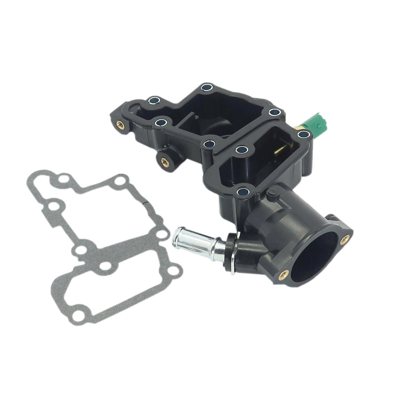 CARCAÇA PLÁSTICA VÁLVULA TERMOSTÁTICA CITROEN C3 1.4 8V 06/12 PEUGEOT 206/207 1.4 8V MOTOR TU3JP