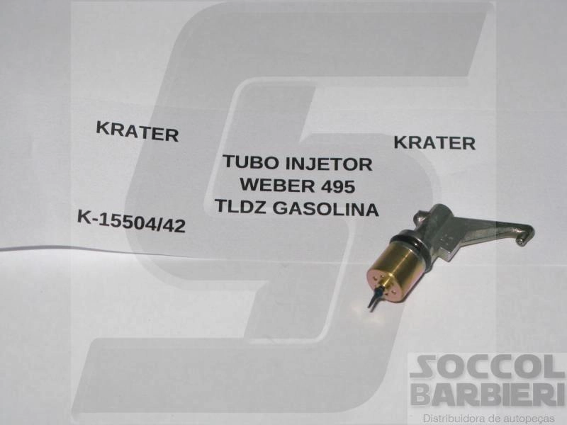 TUBO INJETOR 42 CARBURADOR WEBER 495 TLDZ VW/FORD/FIAT