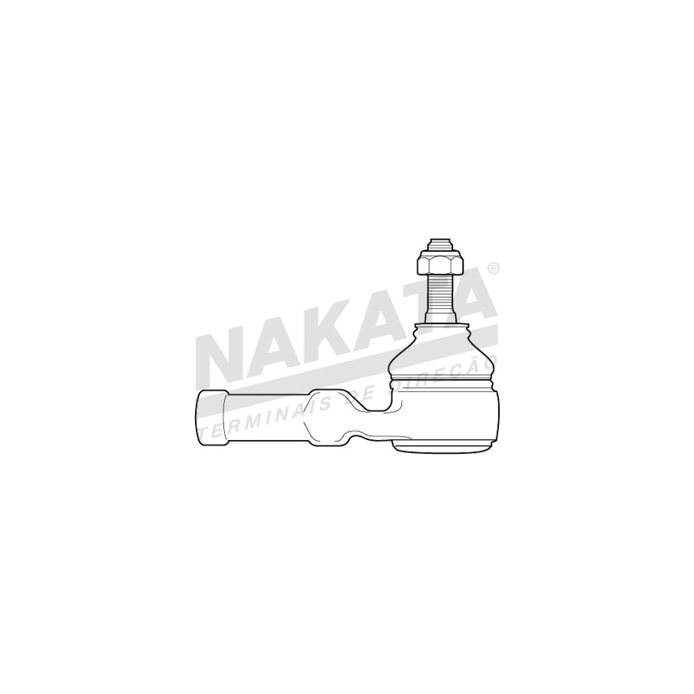 TERMINAL DIREÇÃO ESQUERDO RENAULT CLIO/KANGOO 98/22 - MEGANE 96/06 - SCENIC 99/11 - SYMBOL 09/13