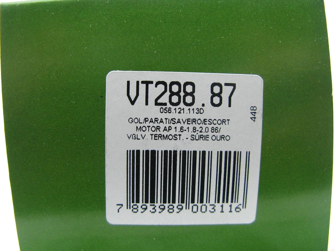 VÁLVULA TERMOSTÁTICA SÉRIE OURO GASOLINA MOTOR AP VALVULA TERMOSTATICA VW PASSAT/GOL/VOYAGE/SANTANA 1986/1994