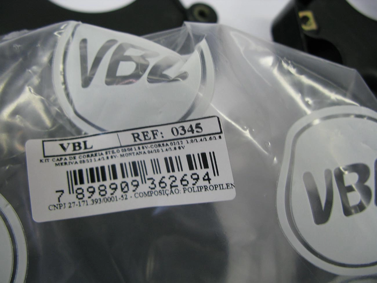 KIT CAPA CORREIA GM NOVO CORSA TODOS 8V - MERIVA 02/ - MONTANA 04/11 S/D.H - FIAT STILO 1.8 03/04