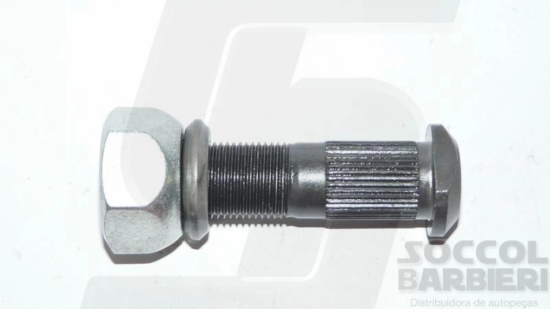 CONJUNTO PARAFUSO RODA TRASEIRO ESQUERDO PARA ADAPTAÇÃO TRASEIRA ESQUERDA GM A/C/D-60/11000/12000/13000