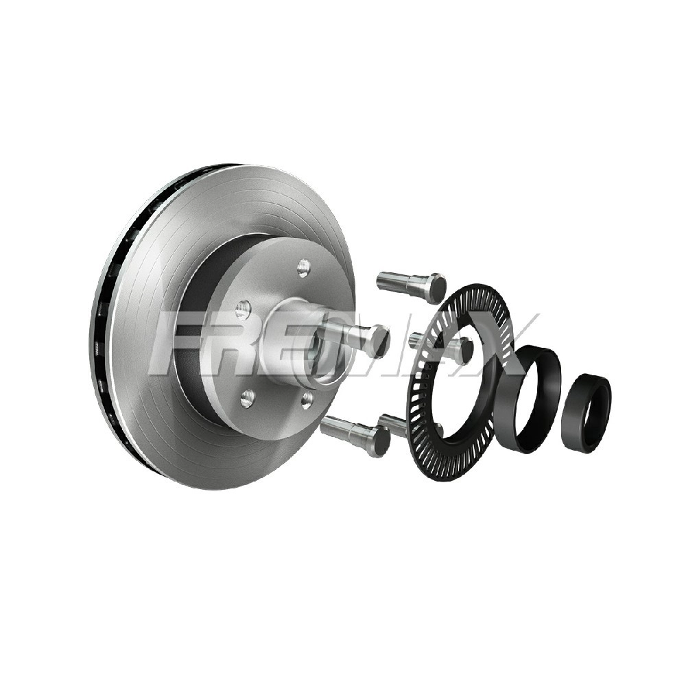 KIT DISCO FREIO DIANTEIRO VENTILADO 261MM FORD RANGER 94/02 COM CAPA ROLAMENTO SEM CONE