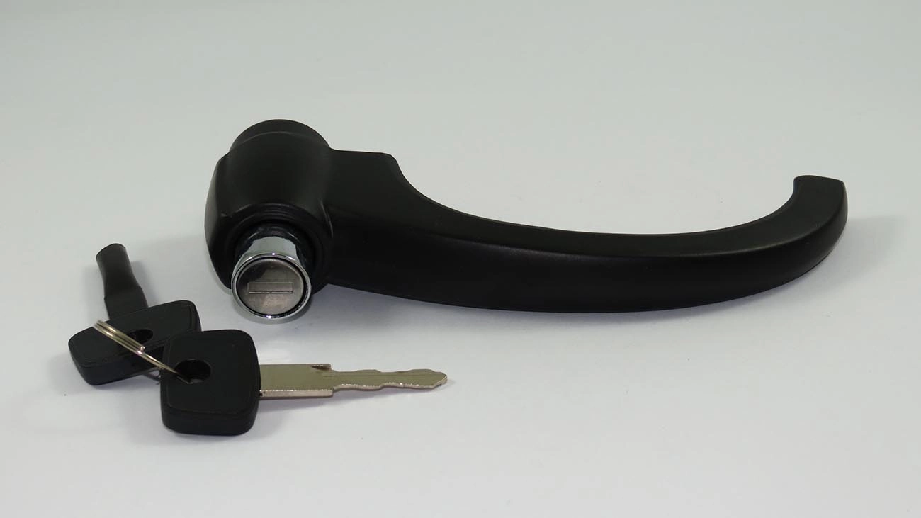 MACANETA EXTERNA GM A/C/D-10/14/15/60/70/80 64/84 - PRETA C/CHAVE