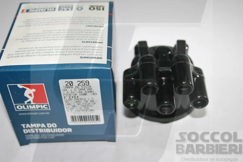 TAMPA DISTRIBUIDOR VW GOL/SAVEIRO A AR TODOS KOMBI 1600 /83 C/PLATINADO