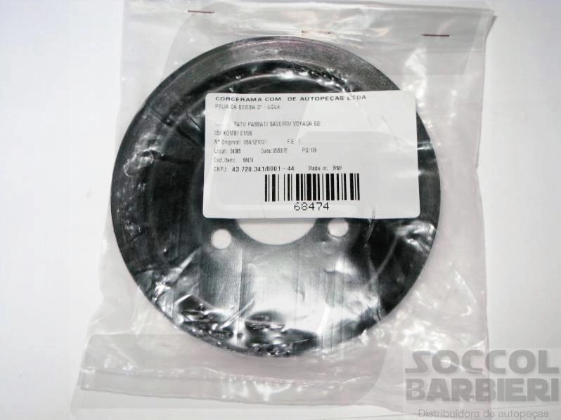 POLIA BOMBA DA AGUA VW GOL/PARATI/SAVEIRO /85 - KOMBI 81/86
