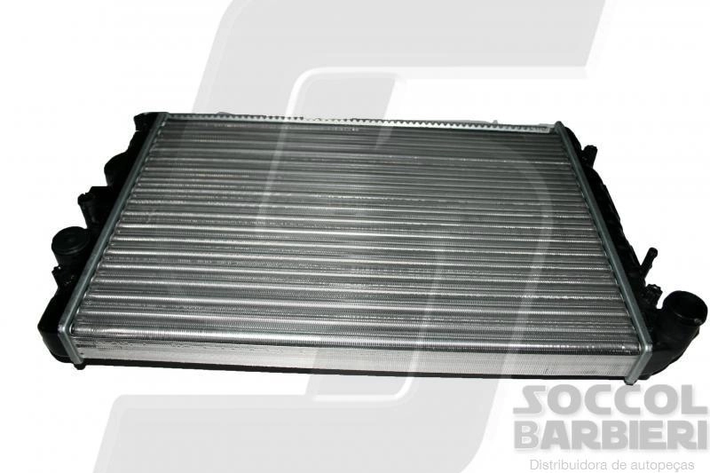 RADIADOR ÁGUA MOTOR CONSTRUÇÃO EXPANDIDO SEM AR CONDICIONADO MANUAL VW GOL/PARATI 1.0 95/96 1.6/1.8/2.0 SAVEIRO 97/10