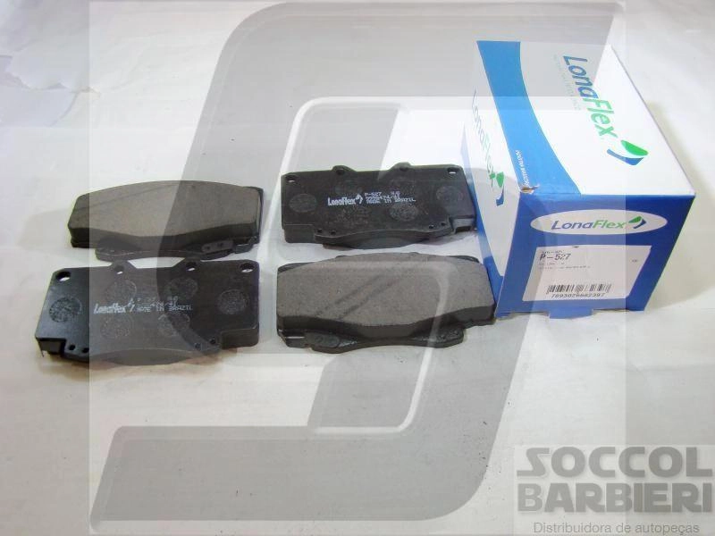 PASTILHA DE FREIO TOYOTA HILUX 4X2 05/03.09 - 4X4 05/03.09