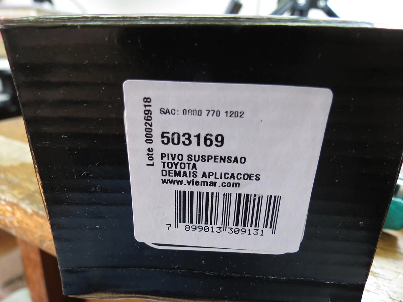 PIVÔ SUSPENSÃO INFERIOR DIREITO/ESQUERDO TOYOTA HILUX PICK-UP 2005/2022 SW4 LD/LE