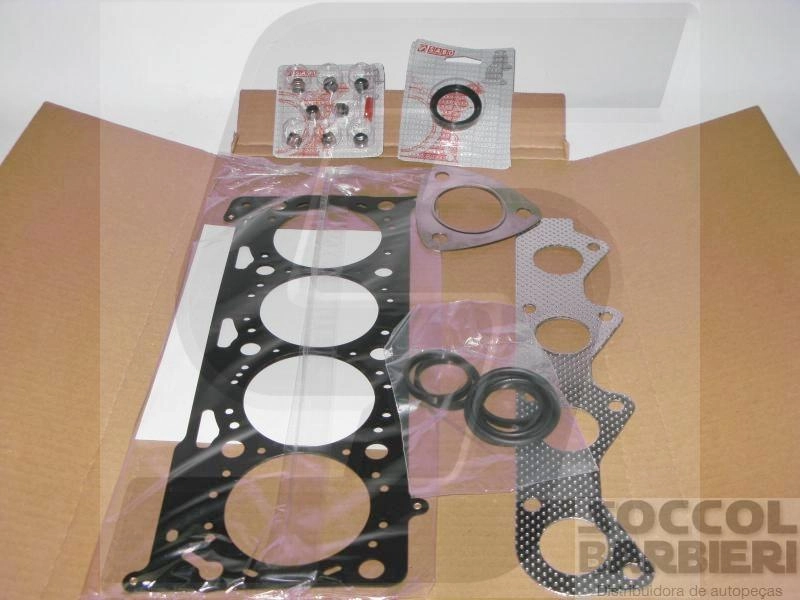 JOGO JUNTAS SUPERIOR MOTOR C/RET. VW KOMBI 1.4 GOL/VOYAGE/SAV/FOX/POLO 1.6 8V POWER