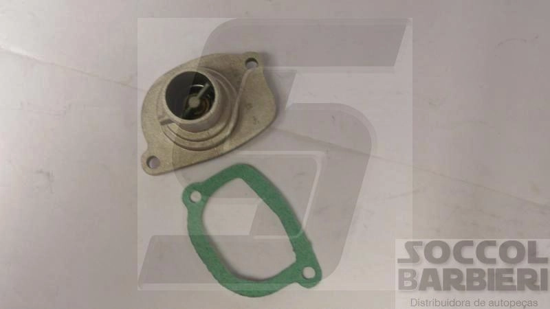 VÁLVULA TERMOSTÁTICA COM CARCAÇA/FLANE ALUIMÍNIO FLANGE ALUMÍNIO FIAT PALIO/SIENA/STRADA/DOBLO/IDEA/PUNTO FIRE EXCETO EVO
