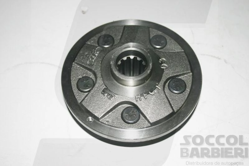 CUBO RODA TRASEIRO SEM ROLAMENTO 5 FUROS 12 ESTRIAS VW KOMBI KLIPPER 82/